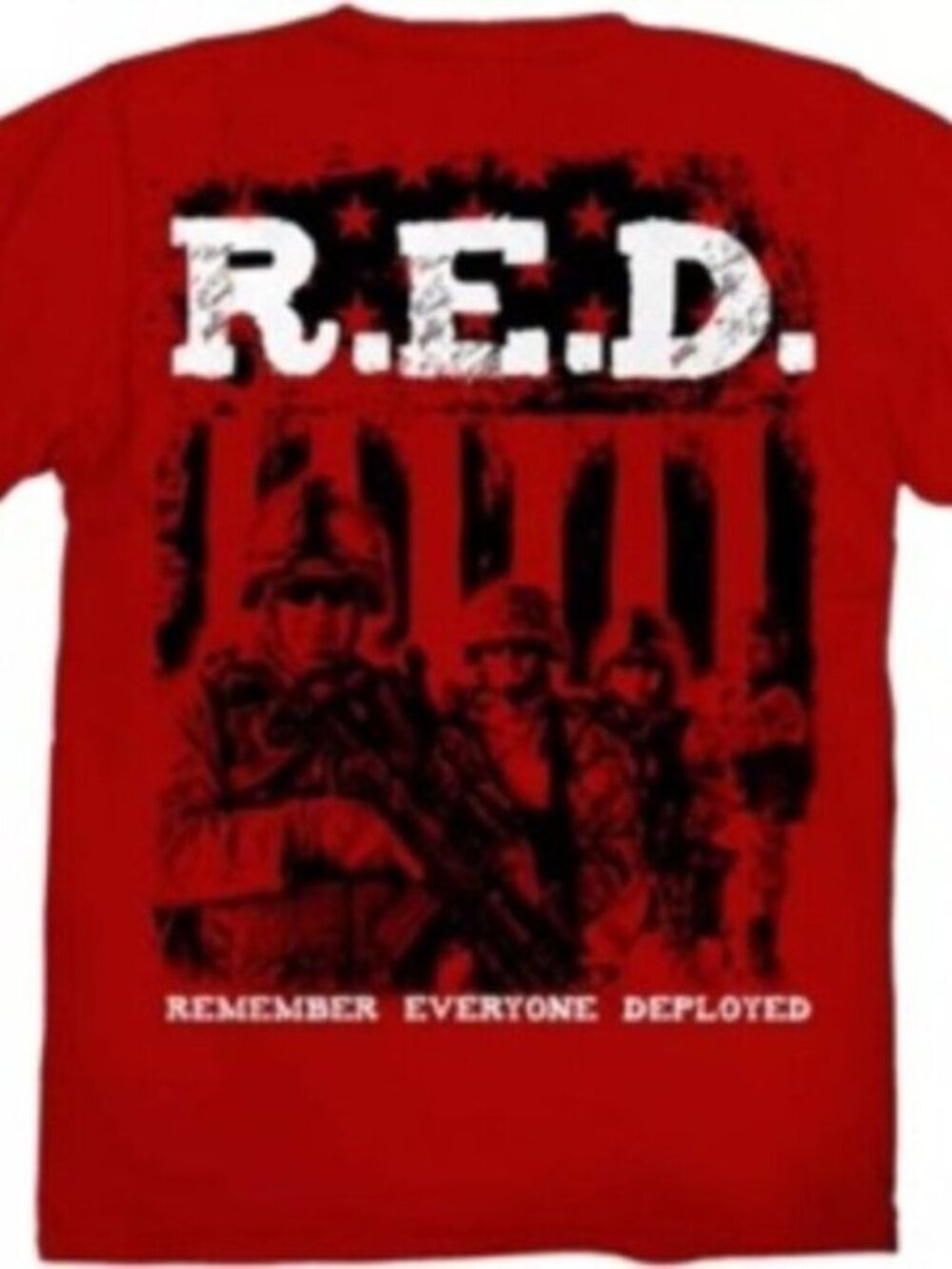 Joe Blow's T's R.E.D. Remember Everyone Deployed Men's T-Shirt